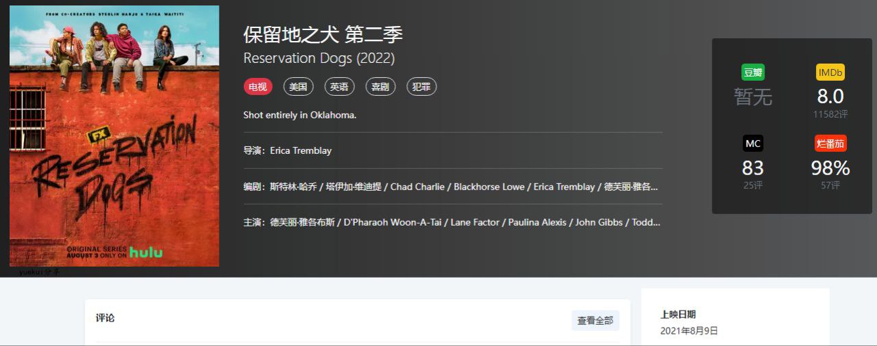 保留地之犬 第二季 Reservation Dogs (2022), 10集